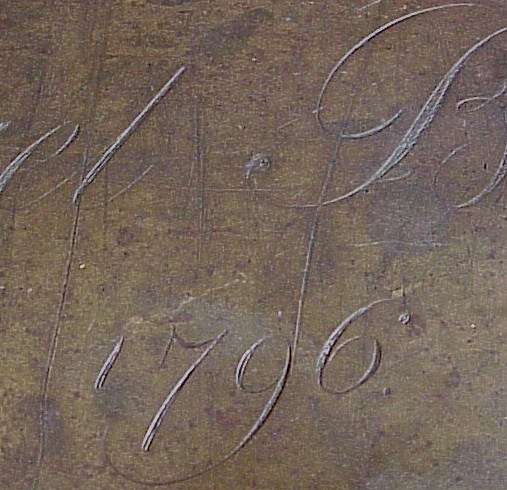 Closeup ofCasket Plate